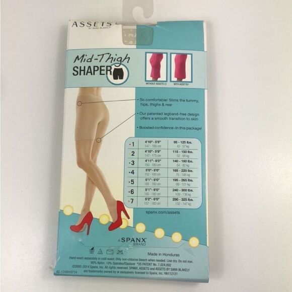 NWT Spanx Hi Waist Mid Thigh Shaper. Total Waist Control 3 - Picture 6 of 11